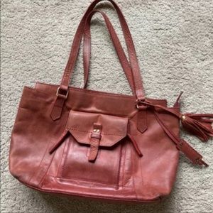 Diba True Genuine Leather purse autumn rust